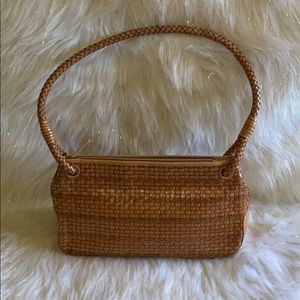Tan Fossil brand purse